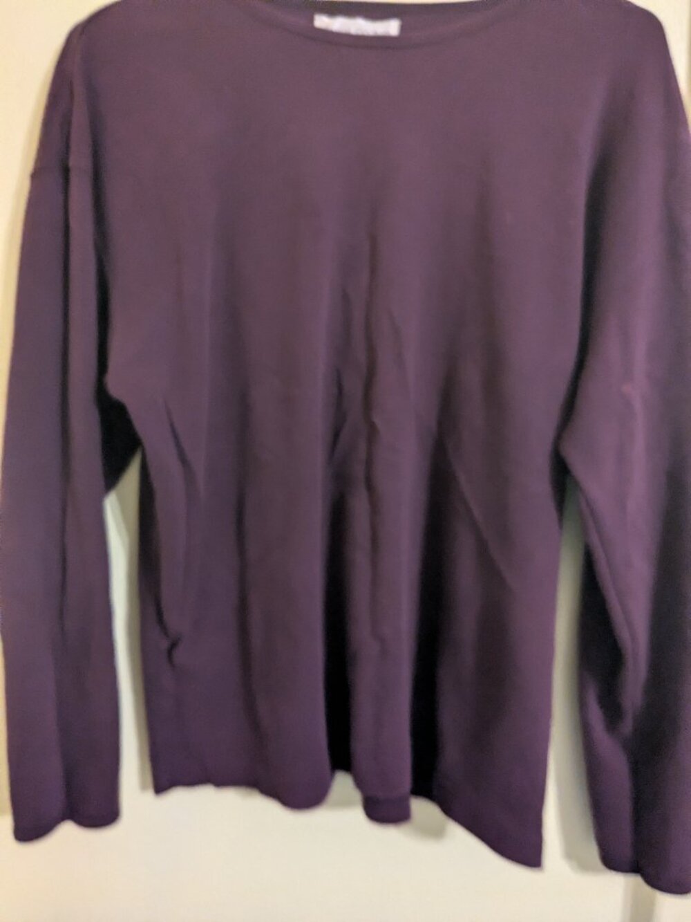 Vintage burgundy long sleeve tshirt.